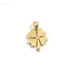 14 Ayar Yonca Altın Kolye Ucu