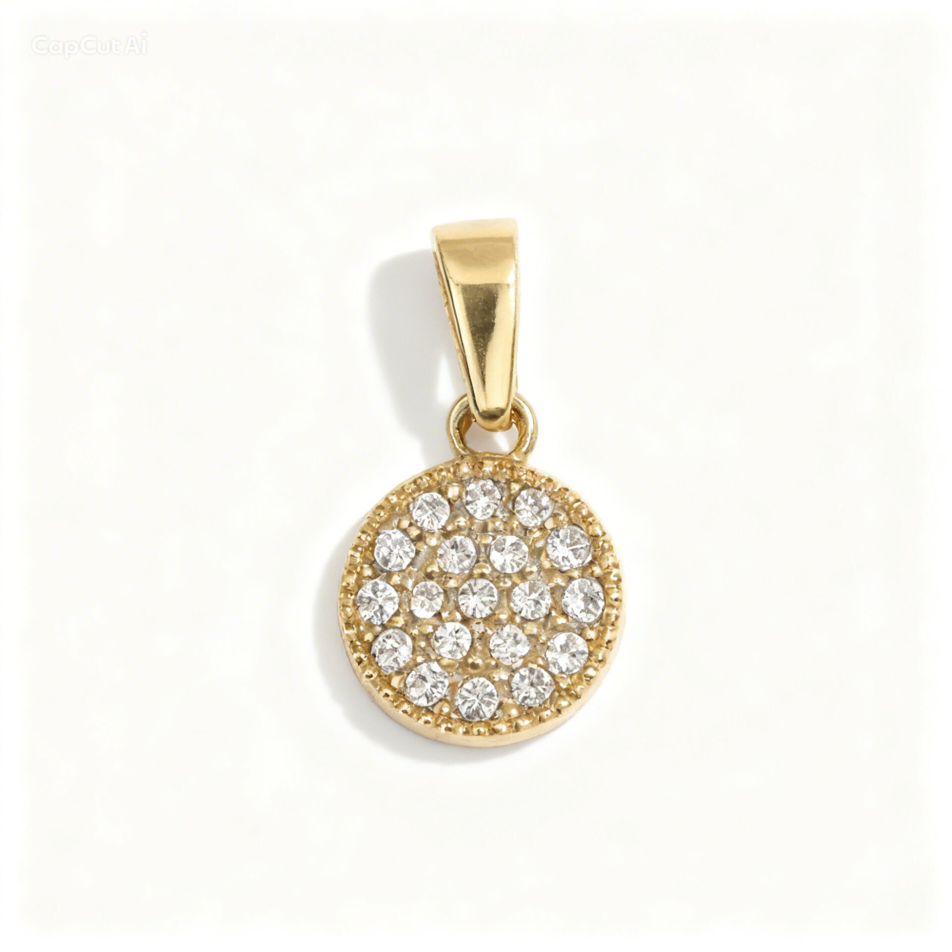 14 Ayar Altın Taşlı Charm Kolye Ucu