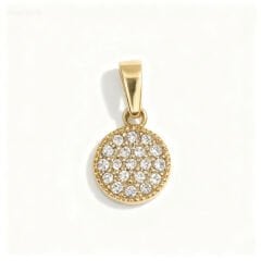 14 Ayar Altın Taşlı Charm Kolye Ucu