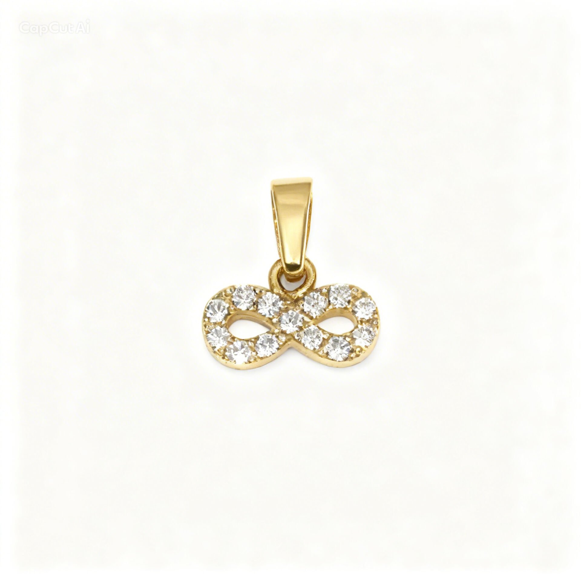 14 Ayar Sonsuzluk Altın Kolye Ucu