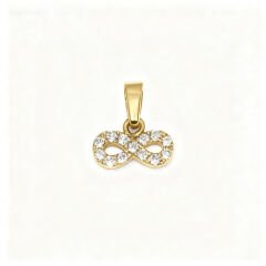 14 Ayar Sonsuzluk Altın Kolye Ucu