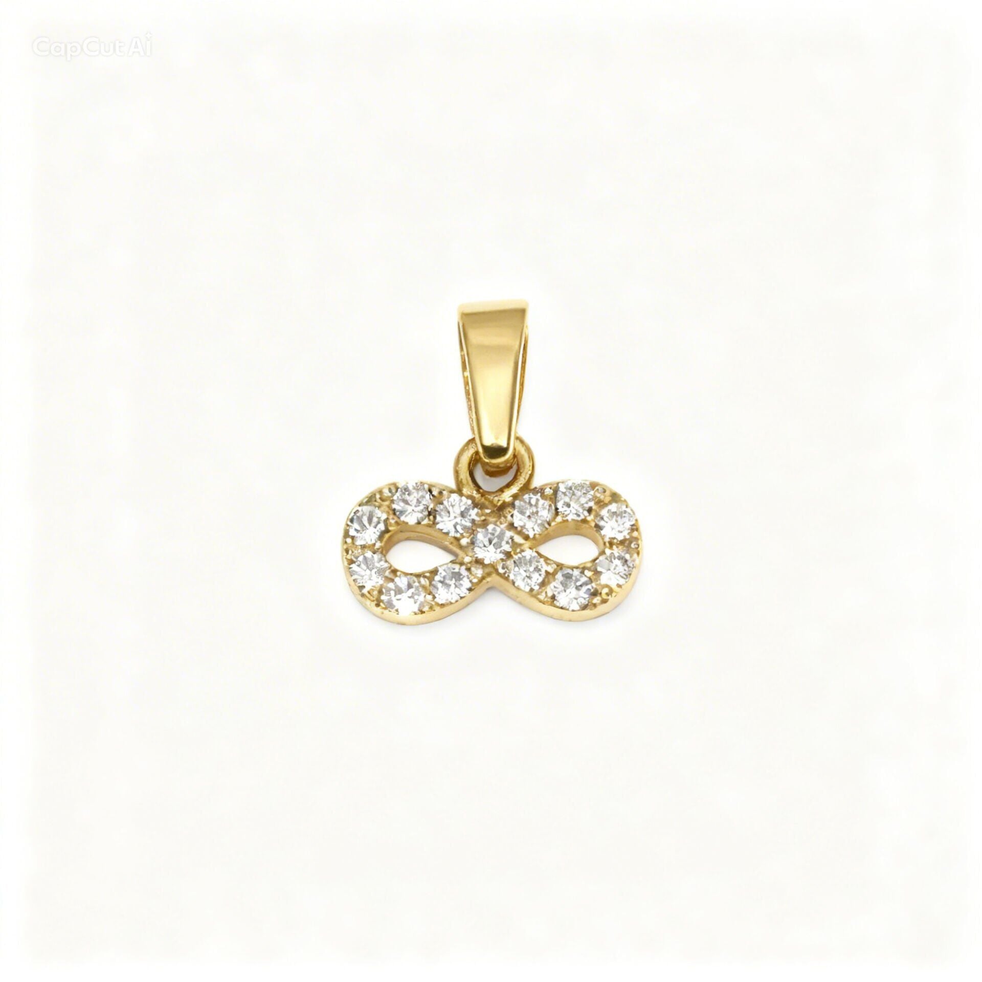 14 Ayar Sonsuzluk Altın Kolye Ucu