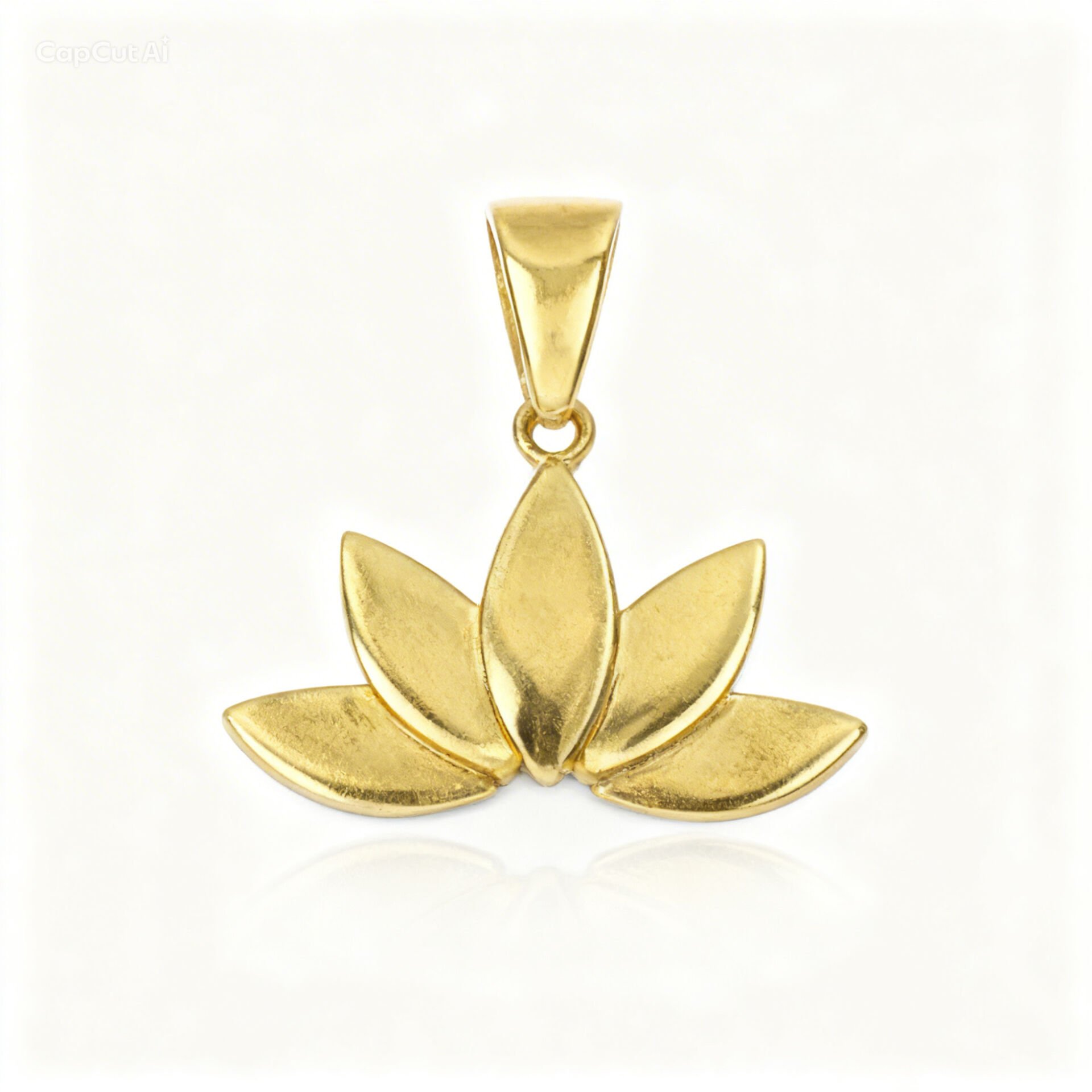 14 Ayar Lotus Çiçeği Kolye Ucu