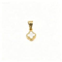 14 Ayar Altın Yonca Kolye Ucu