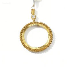 14 Ayar Tam altınlı kolye ucu