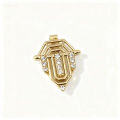 14 ayar altın serenay kolye ucu