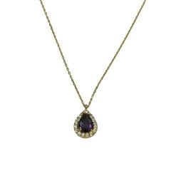 Safir taşlı kolye