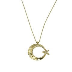 Ay yıldız kolye