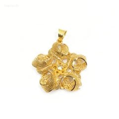 14 ayar tül çiçek kolye ucu