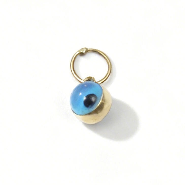 14 ayar nazar boncuğu kolye ucu