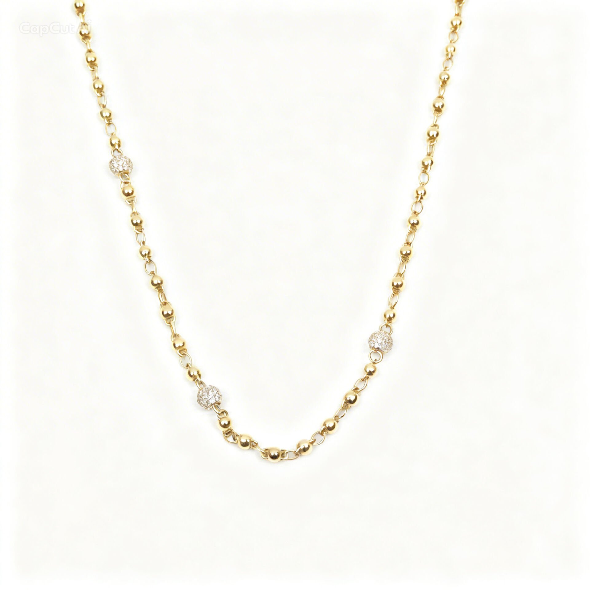 14 ayar tasarım altın kolye