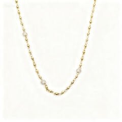 14 ayar tasarım altın kolye