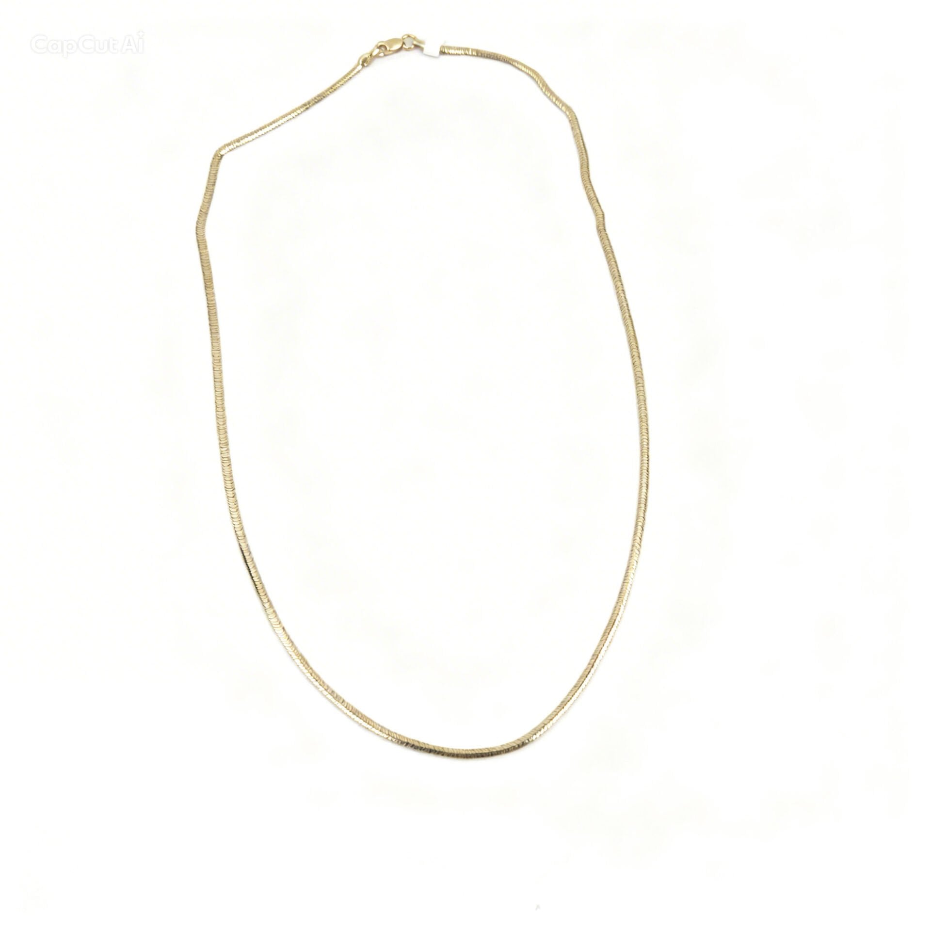 14 ayar balıksırtı altın kolye