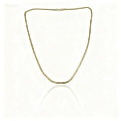 14 ayar italyan yassı zincir kolye