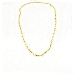 14 ayar altın pullu zincir kolye