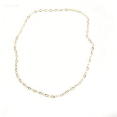 14 ayar oval halka zincir kolye