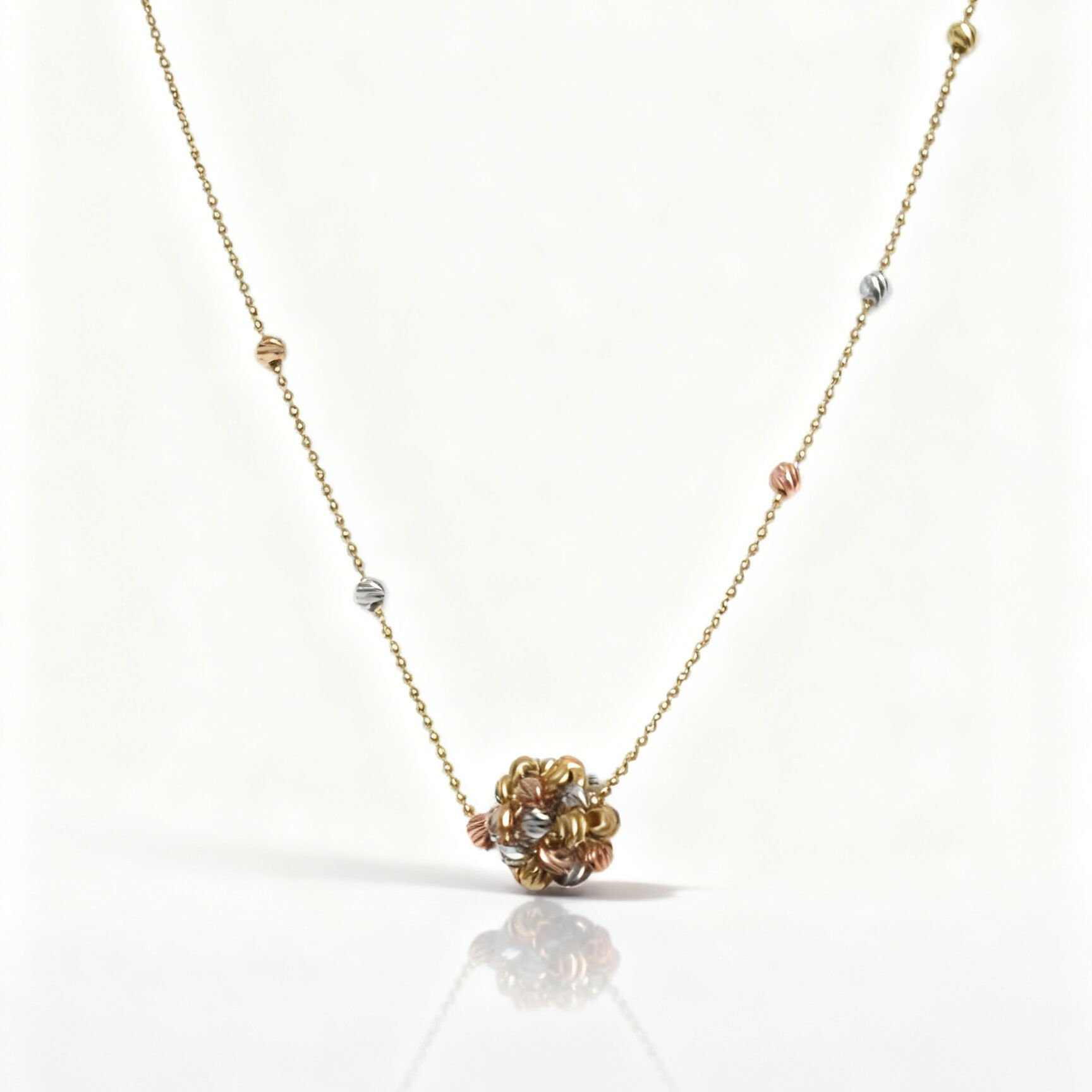 14 ayar altın dorika kolye