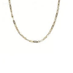 14 ayar altın taşlı Ataç zincir kolye