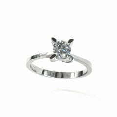 0,10 Karat Tektaş pırlanta yüzük