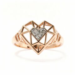 0.08 Karat özel tasarım pırlanta yüzük