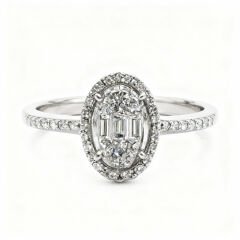 Oval Kesim Pırlanta 0,45Karat