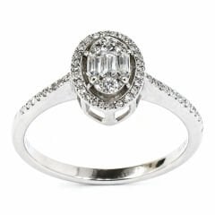 Oval Kesim Pırlanta 0,45Karat