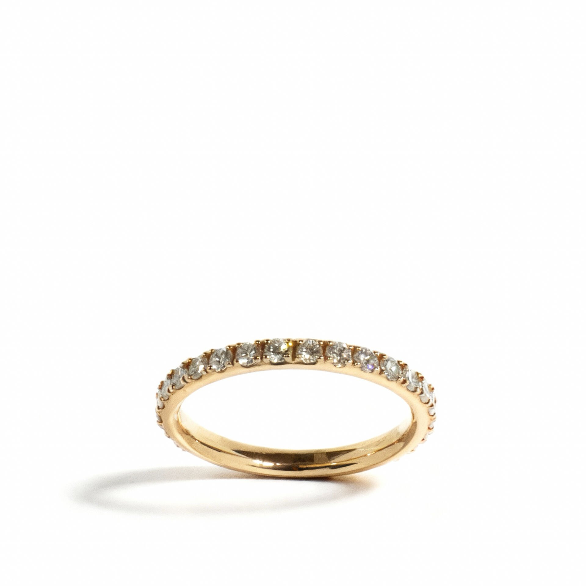 0.85 Karat tamtur pırlanta yüzük