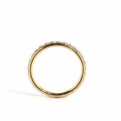 0.85 Karat tamtur pırlanta yüzük