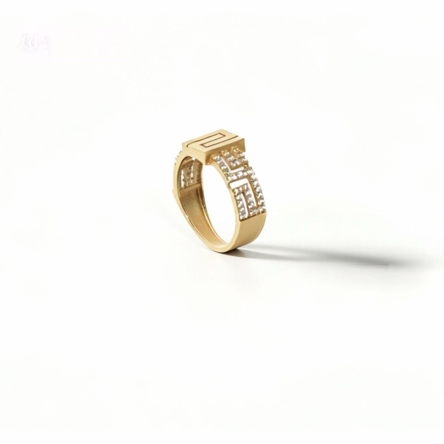 Grek desen altın yüzük