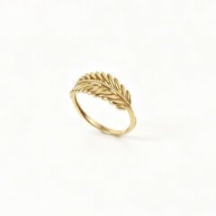 Altın Yaprak Yüzük