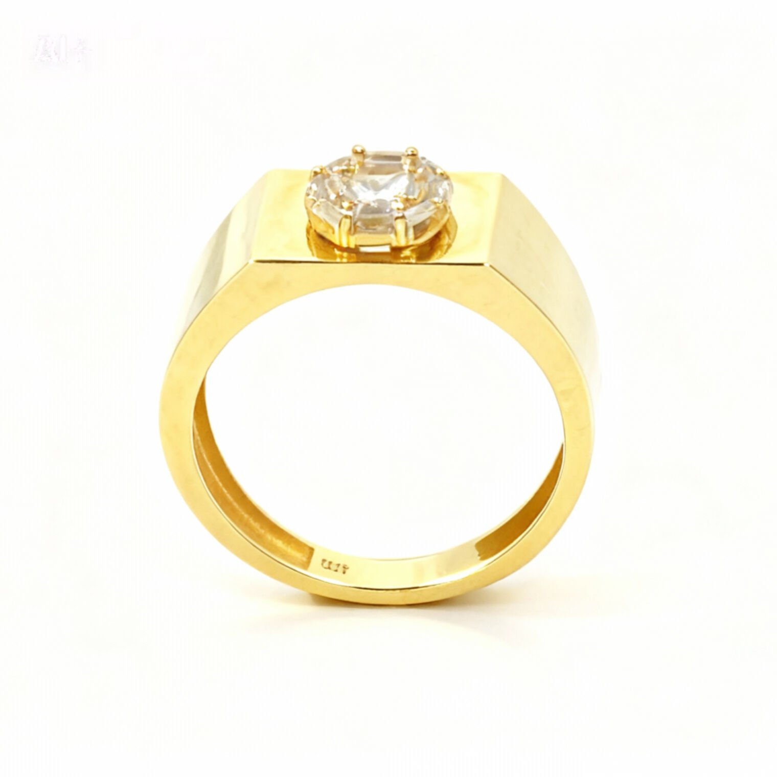 Altın Baget Taşlı Yüzük