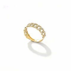 Taşlı altın zincir model