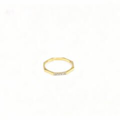 Köşegen altın yüzük