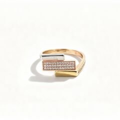 Tasarım Üç renk altın yüzük