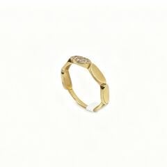 Minimal tasarım altın yüzük