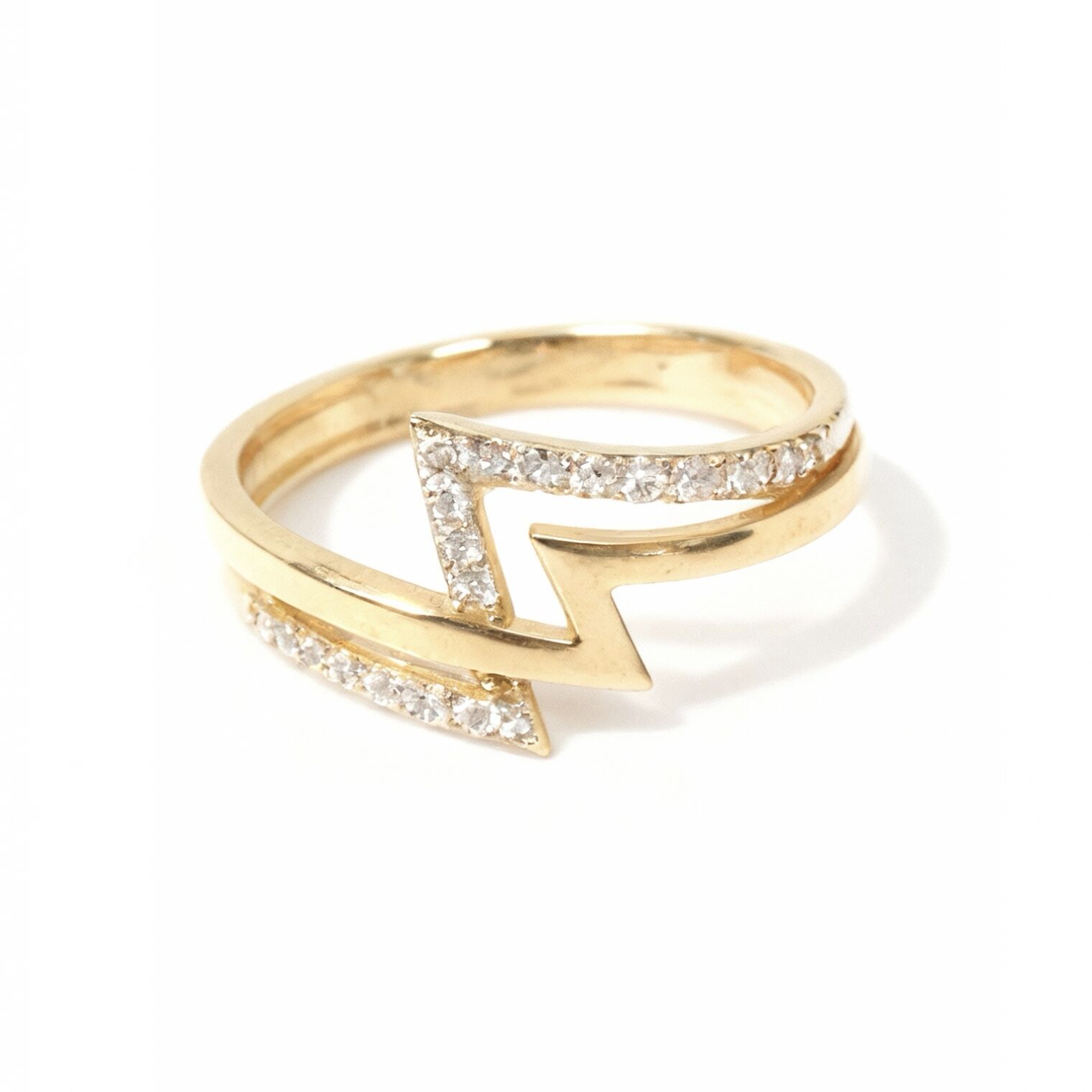 Altın Yıldırım Yüzük