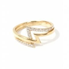 Altın Yıldırım Yüzük