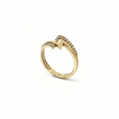 Altın Yıldırım Yüzük