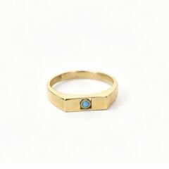 Altın Firuze Yüzük