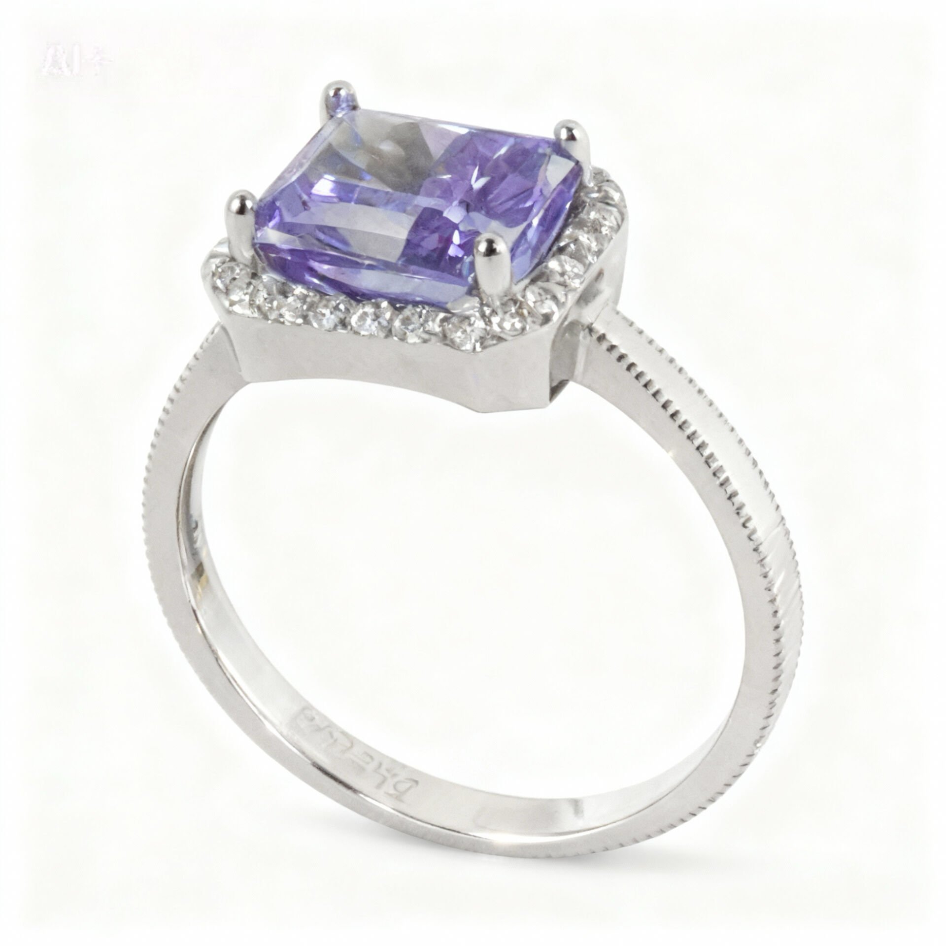 Ametist Taş Altın Yüzük