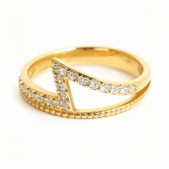 Zigzag Tasarım Yüzük