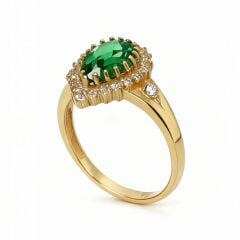 Altın Zümrüt Yüzük