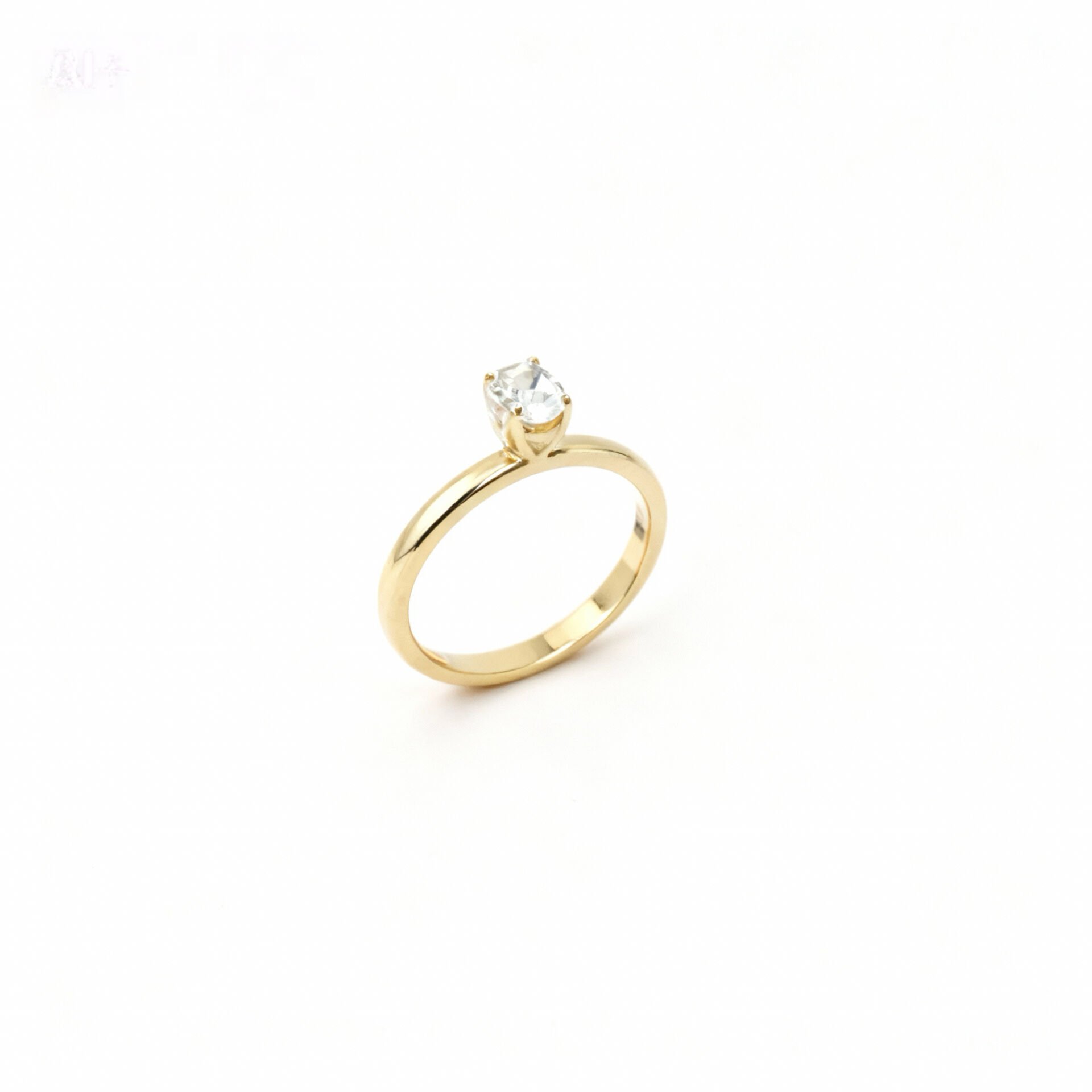 Altın Tektaş Yüzük