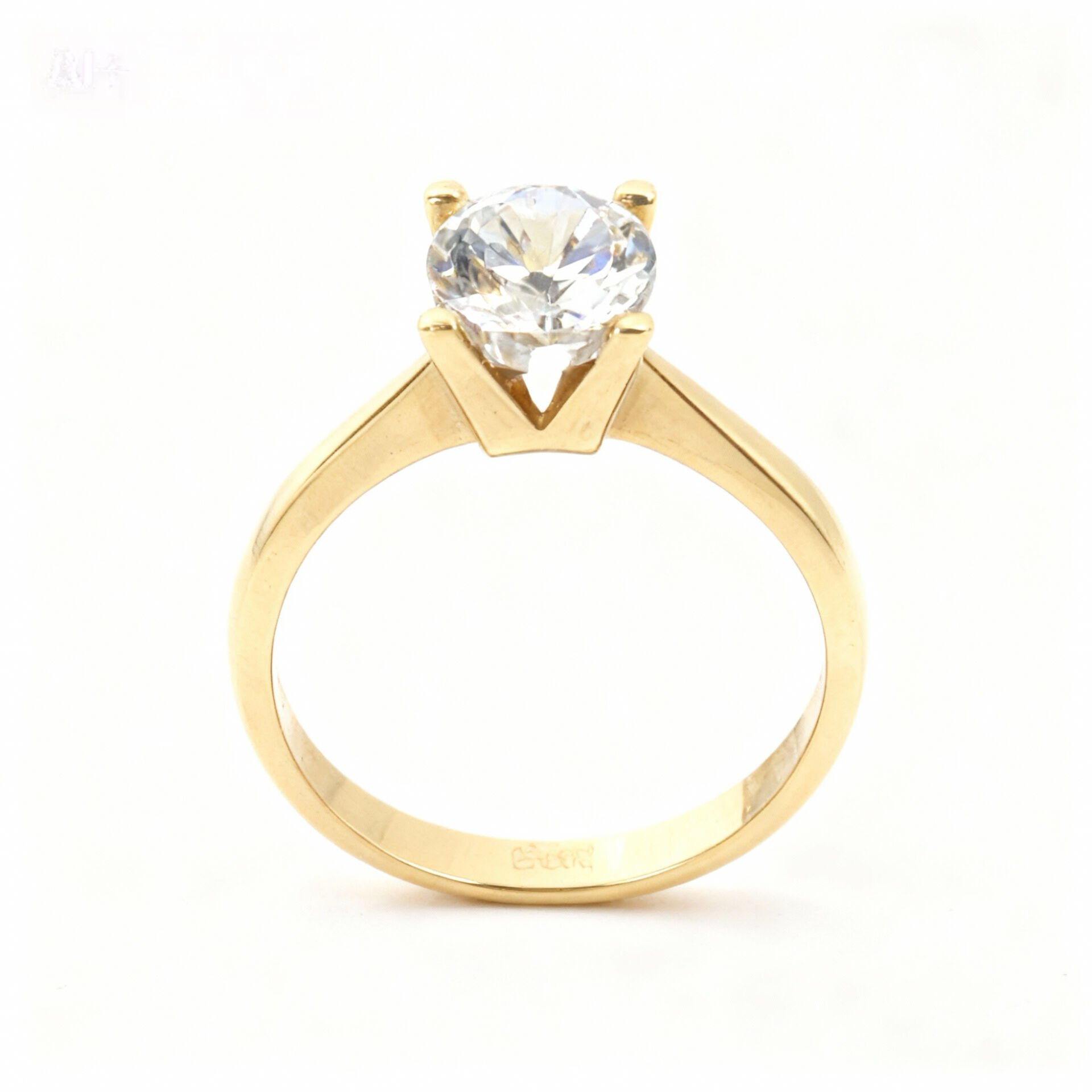 Altın Tektaş Yüzük