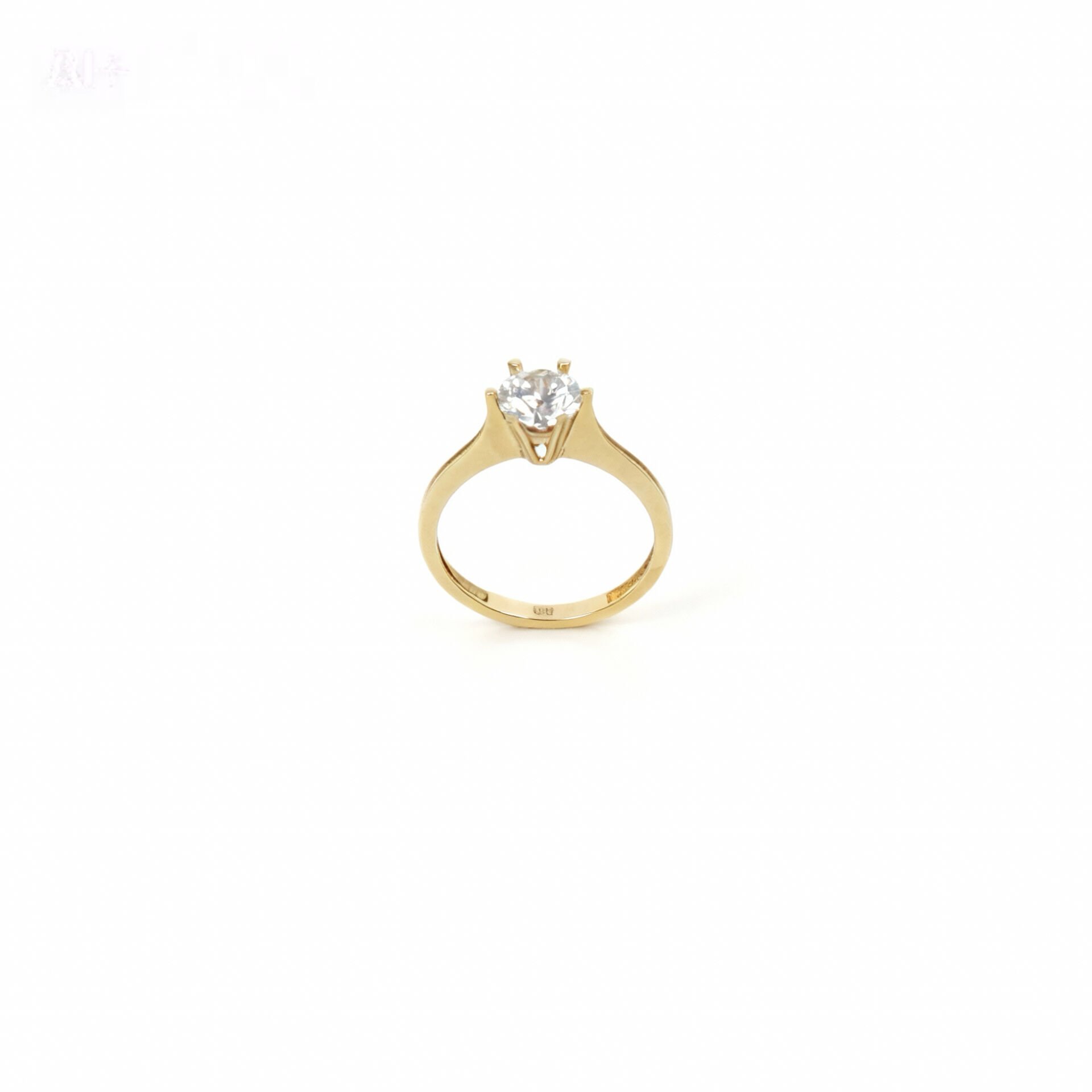 Altın Tektaş Yüzük