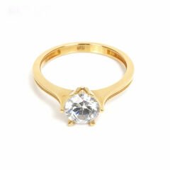 Altın Tektaş Yüzük