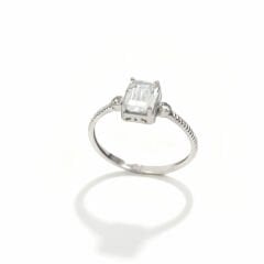 Burgulu Tasarım Tektaş yüzük