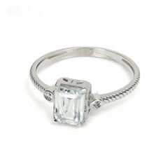 Burgulu Tasarım Tektaş yüzük