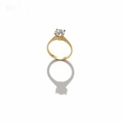 Altın Tektaş Yüzük