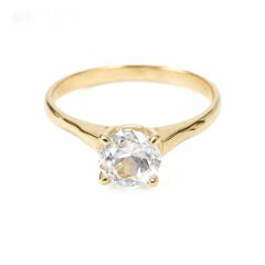 Altın Tektaş Yüzük